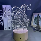 3d лампа аниме мой герой Академия Tsuyu Asui лампа для спальни украшение подарок на день рождения Tsuyu Asui светодиодный ночсветильник