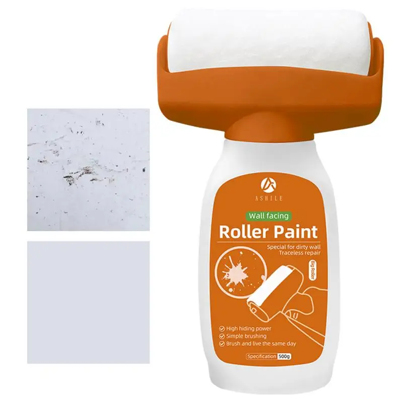 Белый цвет вращающаяся щетка для ремонта стен портативная на водной основе