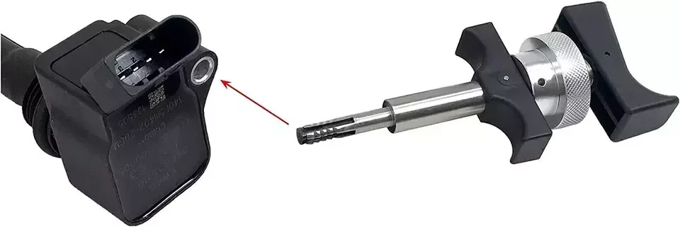 Фото Инструмент для снятия катушек зажигания T10530 для бензиновых двигателей VW Audi EA888 EA211, инструмент для снятия катушек зажигания и свечей зажигания. №4