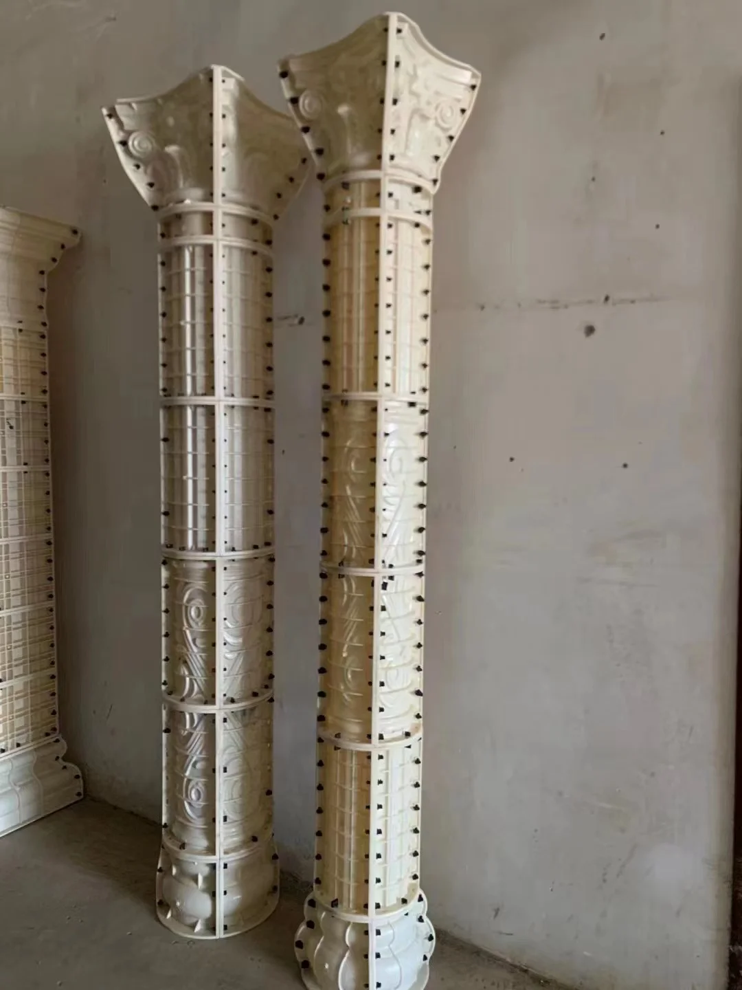 20 см х 310 цветочный узор вертикальные полосы пластиковая бетонная форма для