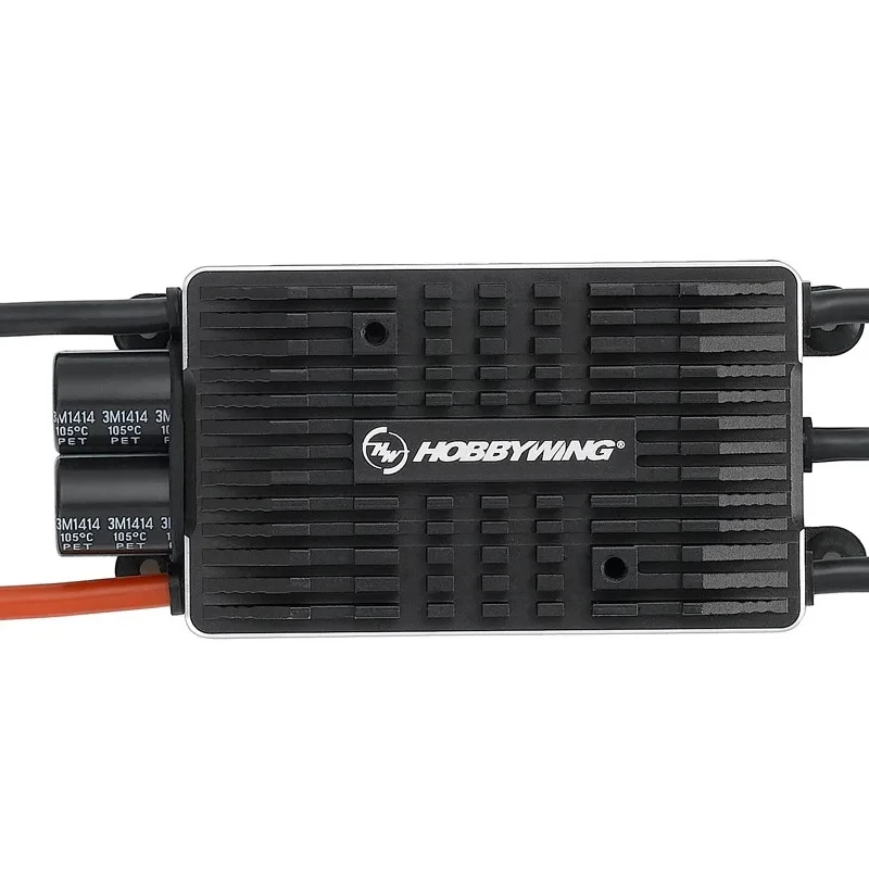 Фото Бесколлекторный регулятор скорости Hobbywing Platinum HV 130A SBEC V4 (без BEC) и 130A OPTO V4 (без BEC) для радиоуправляемых дронов, вертолетов и самолетов №4
