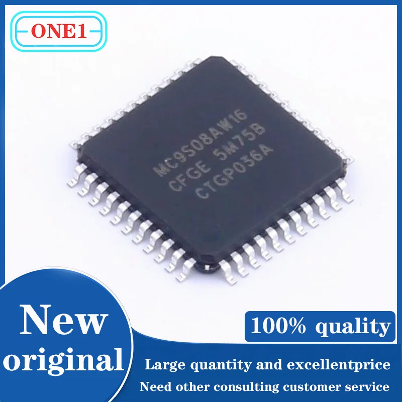 

1PCS/lot Chip New original MC9S08AW16CFGE IC MCU 8BIT 16KB FLASH 44LQFP