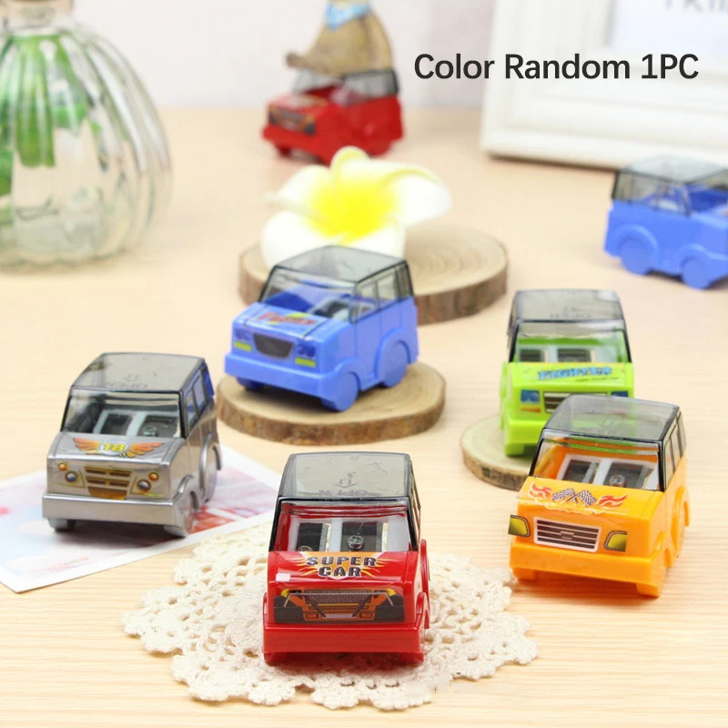 

Cartoon car styling Pencil Sharpener Creative Stationery Pencil Sharpener Cutter School Office Supplies