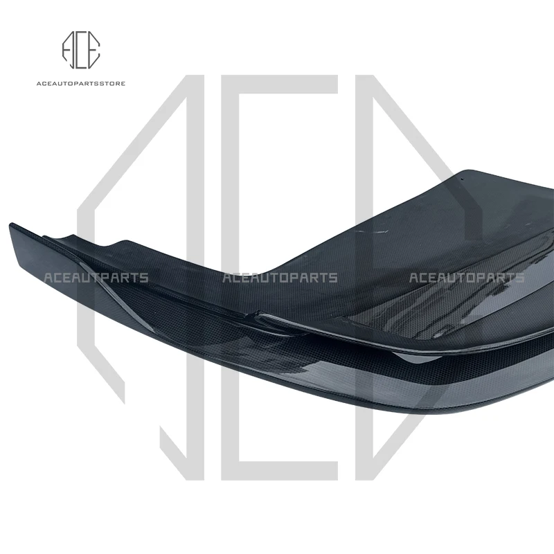 Передняя губа из сухого углеродного волокна для Ferarri 488 передний диффузор