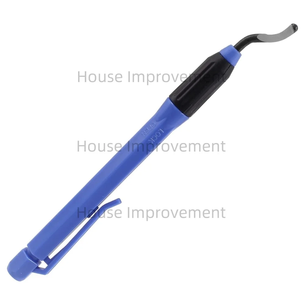 Набор инструментов для снятия заусенцев, набор фрез для снятия заусенцев, пластиковая ручка EO2000 и 11 лезвий BS1010 для металла, пластика, алюминия, меди, дерева