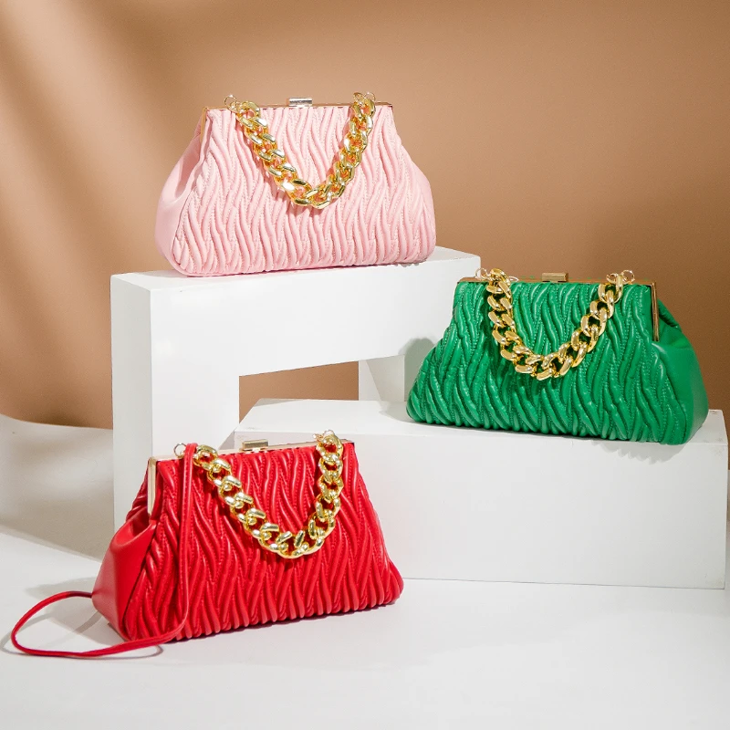 

FC0043 Embossed Evening Clutch handbags Luxury Designer New Ladies hand bags sac femme Fashion Shoulder Bag