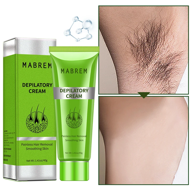 

40g Permanent Hair Removal Cream Painless Hair Remover For Armpit Legs and Arms Skin Care Body Care Depilatory Cream