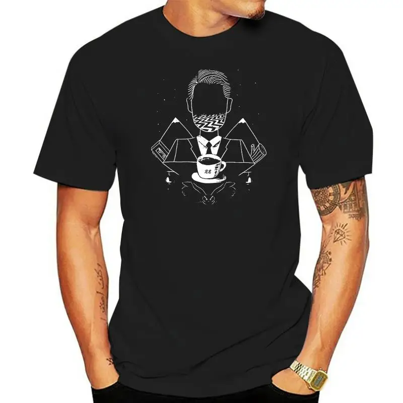 

Футболка с рисунком Твин Пикс, Мужская футболка Дэвида Линча, новая крутая футболка всех размеров