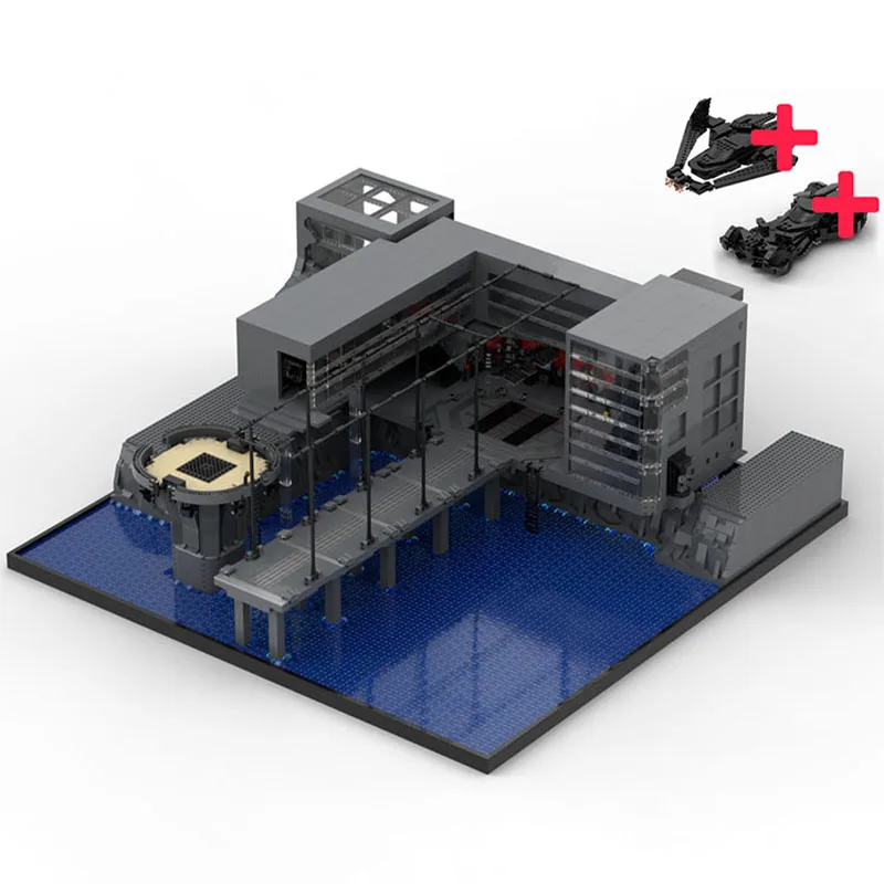 11753 шт. MOC Batcave из BvS Architecture строительные блоки кирпичи игрушка для детей и взрослых
