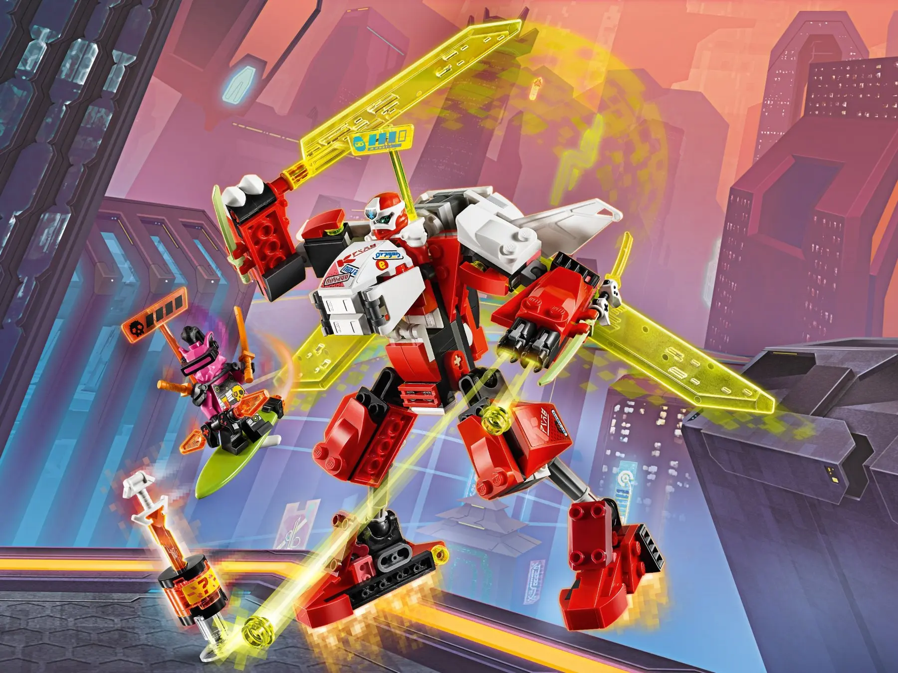 Конструктор LEGO Ninjago (Ниндзяго) 71707 Реактивный самолёт Кая 7+ | Игрушки и хобби