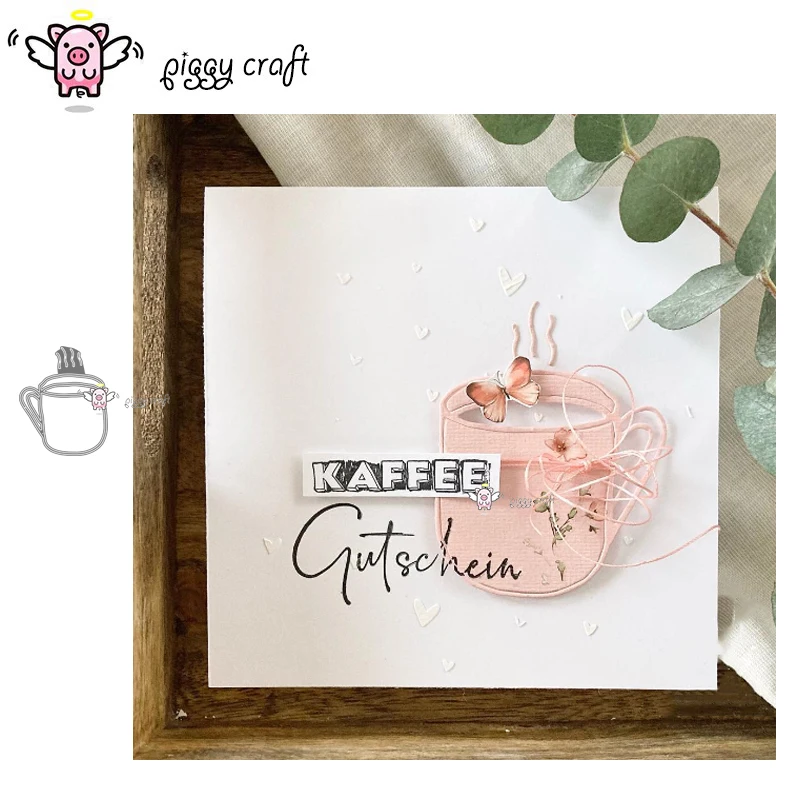 

Металлические Вырубные штампы, форма для вырезания, новая форма для кофейной чашки, для скрапбукинга, бумаги, рукоделия, ножа, лезвие, перфоратор, трафареты, штампы