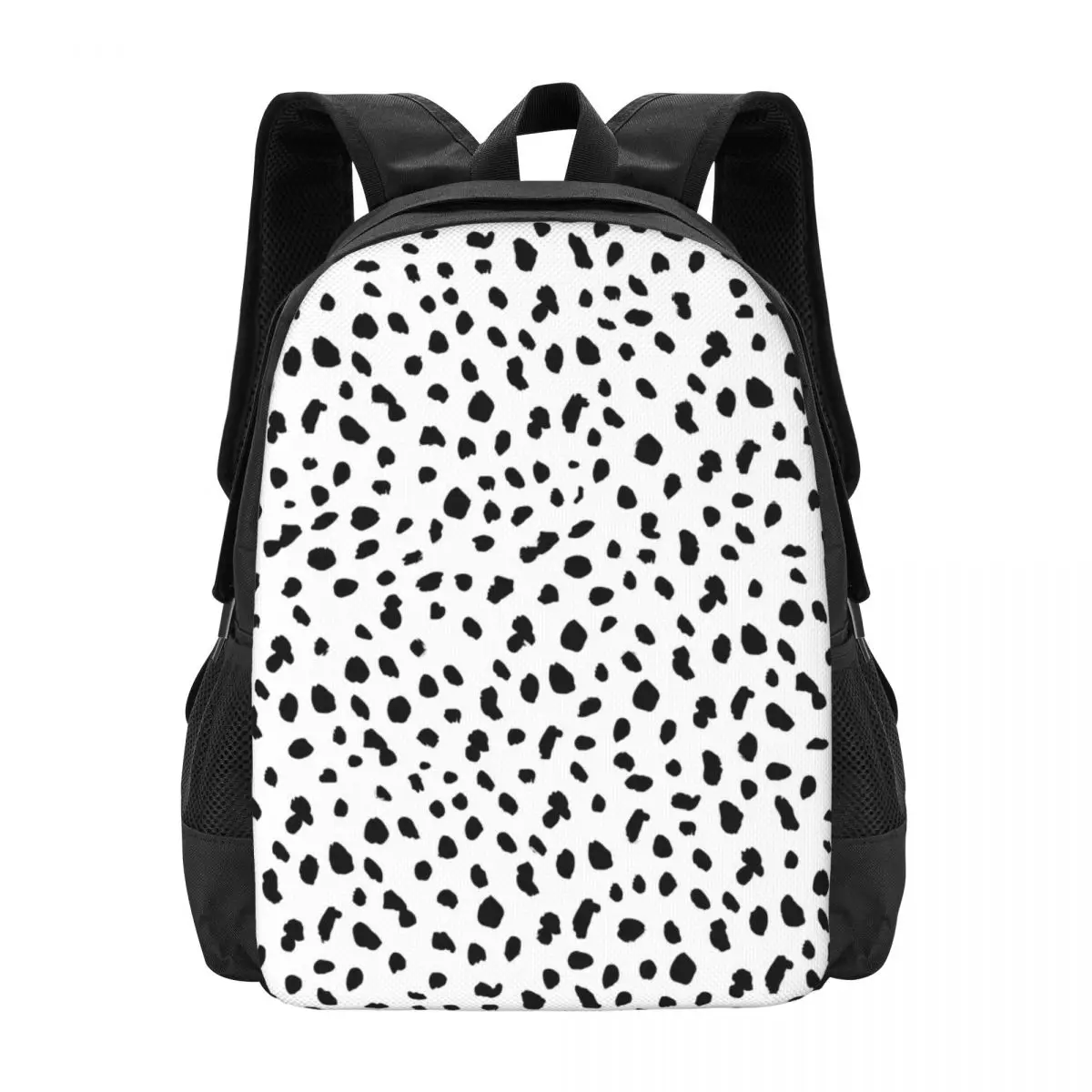 

Рюкзак с принтом далматинской собаки, черно-белый рюкзак для трекинга, школьные сумки для студентов, большой рюкзак высокого качества