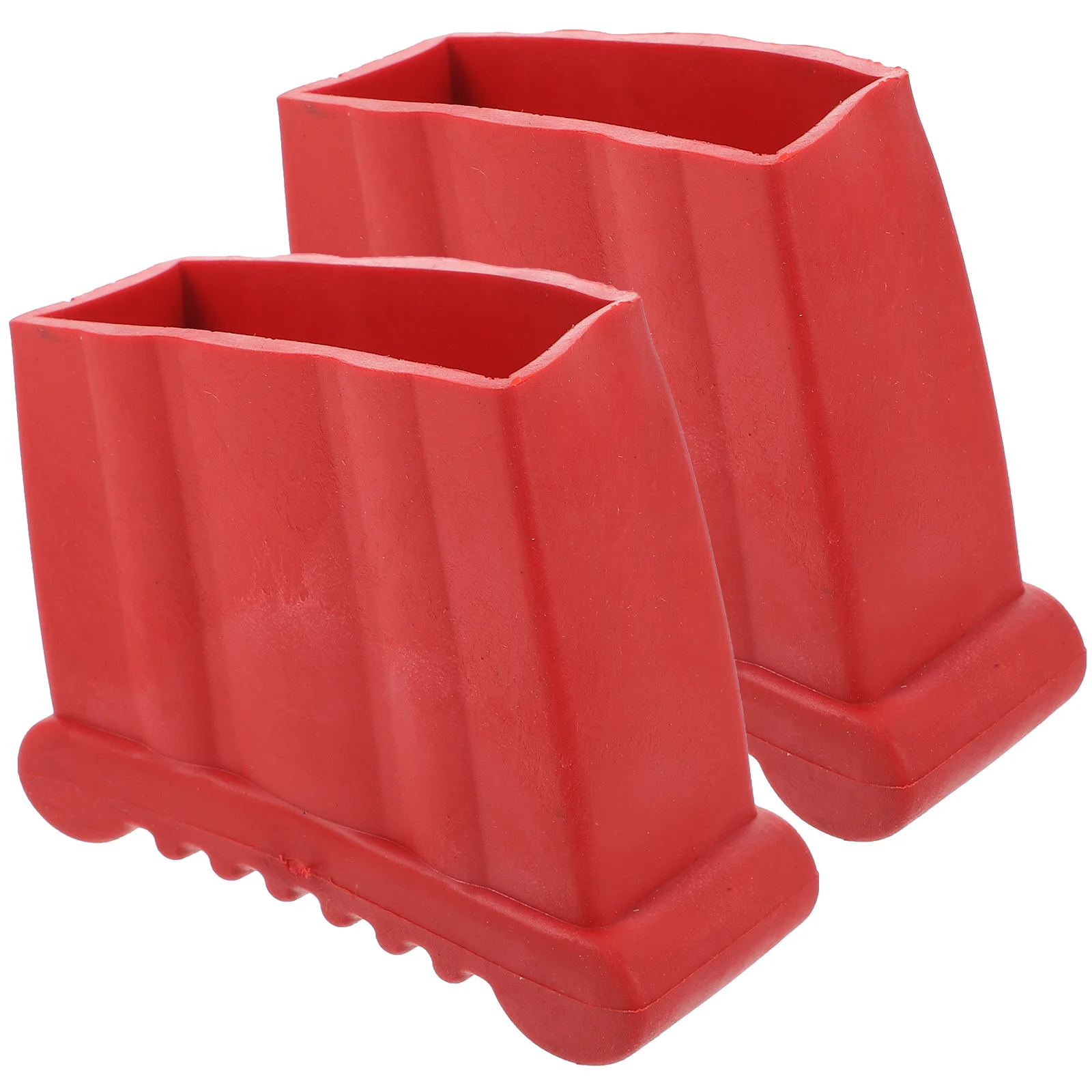 

2 Pcs Pads Furniture Feet Ladder Foot Cover Nonslip Parts Accessories Rubber Cushion