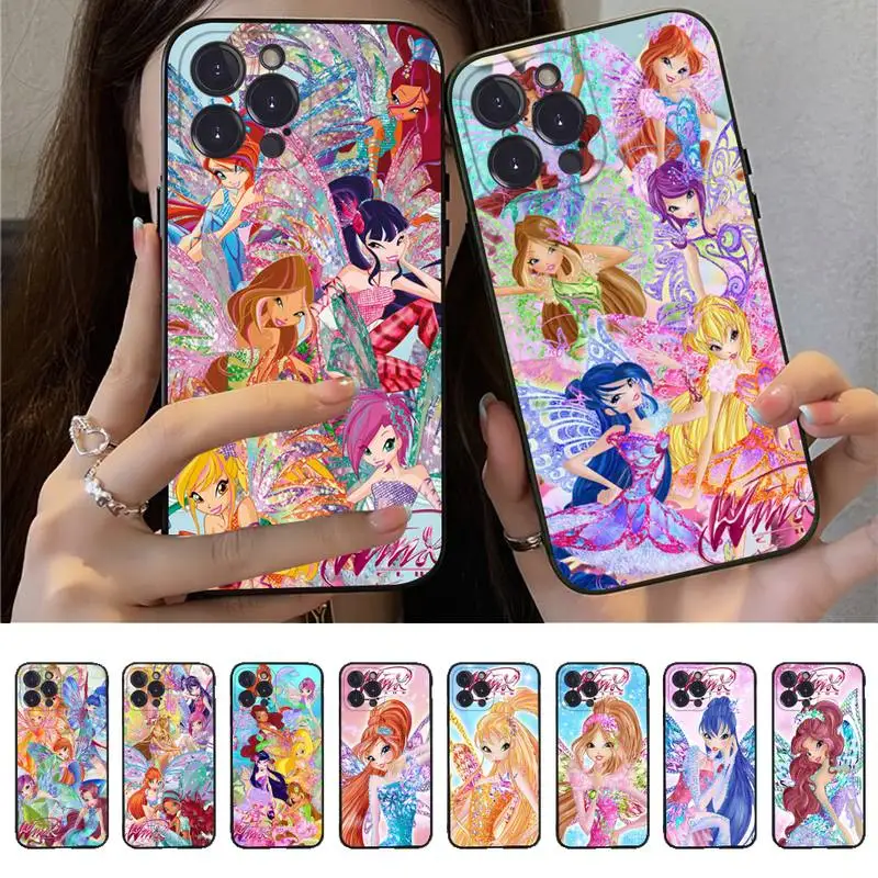 

Girl W-Winx-C-Cubs Phone Case for iPhone 11 12 13 mini pro XS MAX 8 7 6 6S Plus X 5S SE 2020 XR case