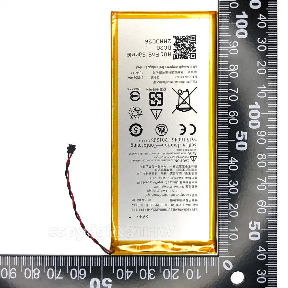 100% подлинный оригинальный GA40 для Motorola Moto G4/G4 Plus XT1625 XT1622 XT1644 XT1643 SNN5970A новый