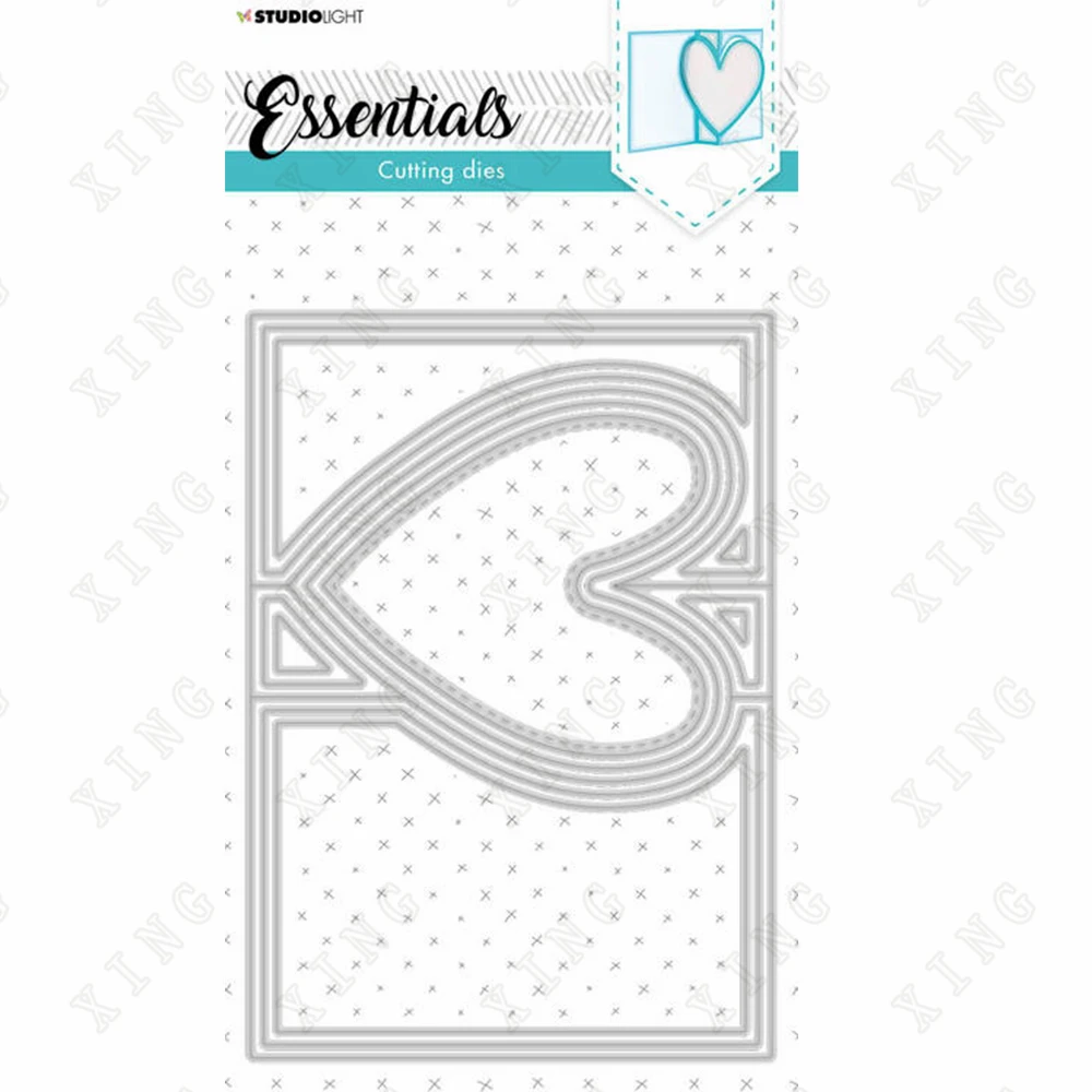 

Hot Selling Heart Craft Metal Cutting Dies Mold Scrapbooking Paper Craft Mould Card Gift Decoration Cut Die Blade Punch Stencil