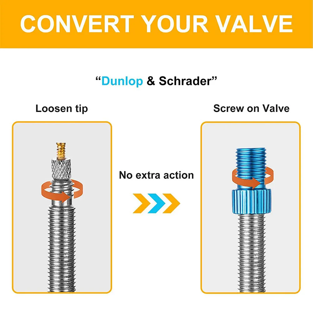Сменные комплекты адаптеров для велосипедных клапанов медный практичный насос