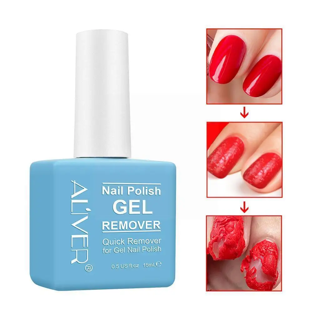 

15ml Remover Nail Gel Polish Soak-Off Gel Acrylic Nail Tools Polish Burst Fast Remover Gel Quick Manicure Clean H7Z4
