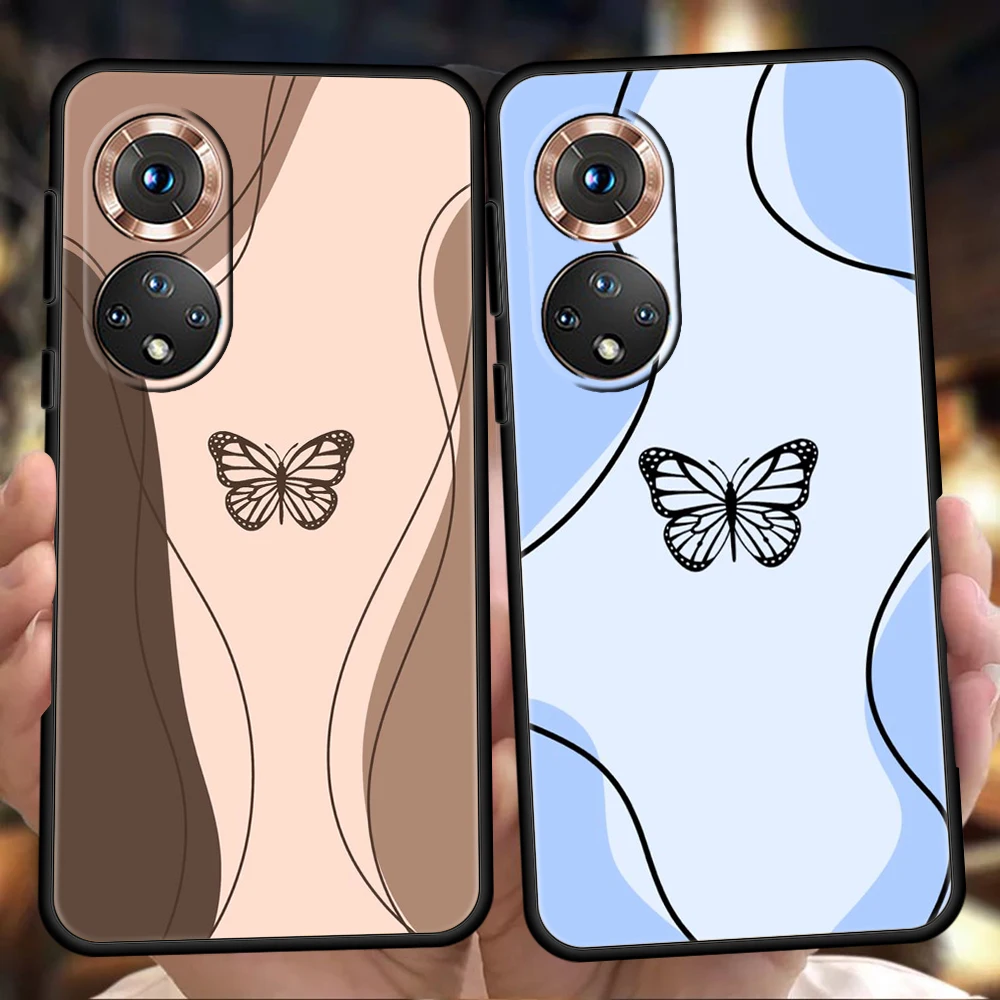 

Butterfly Phone Case for Honor 8A 9X Pro 50 10i 20i 10 20 20S 9 8A 8S 8X 7A 5.7inch 7X Pro Lite Shockproof Soft Cover Bag