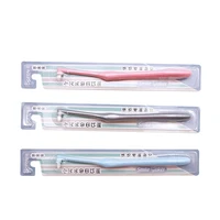 3pcs orthodontic toothbrush portable small head soft brush for dental implants for orthodontic braces
