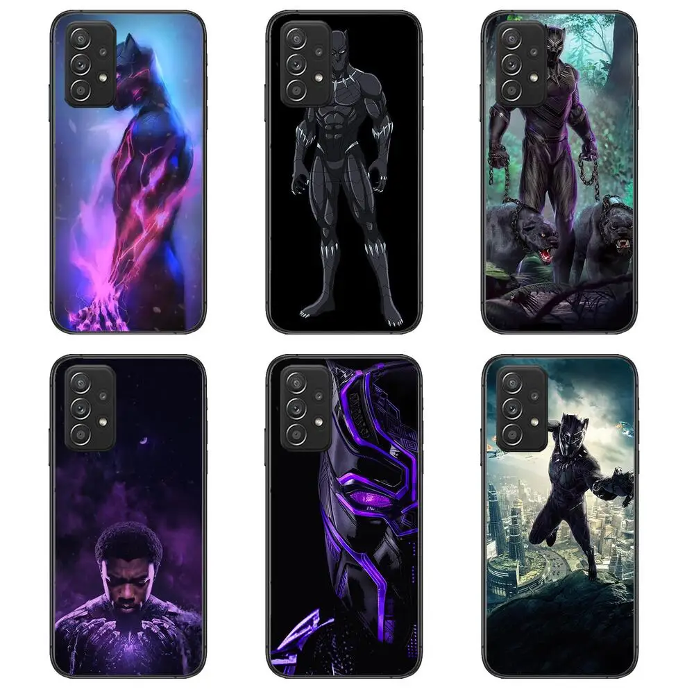 

black panther Black Cover for Samsung Galaxy A51 A50 A52 5G A20E A60 A20S A71 A40 A40S A90 A70 A32 A30 A70 A21S phone case