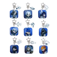 fatui harbingers genshin impact cosplay keychain doctor captain maiden servant childe rooster puppet bag pendant fans gift