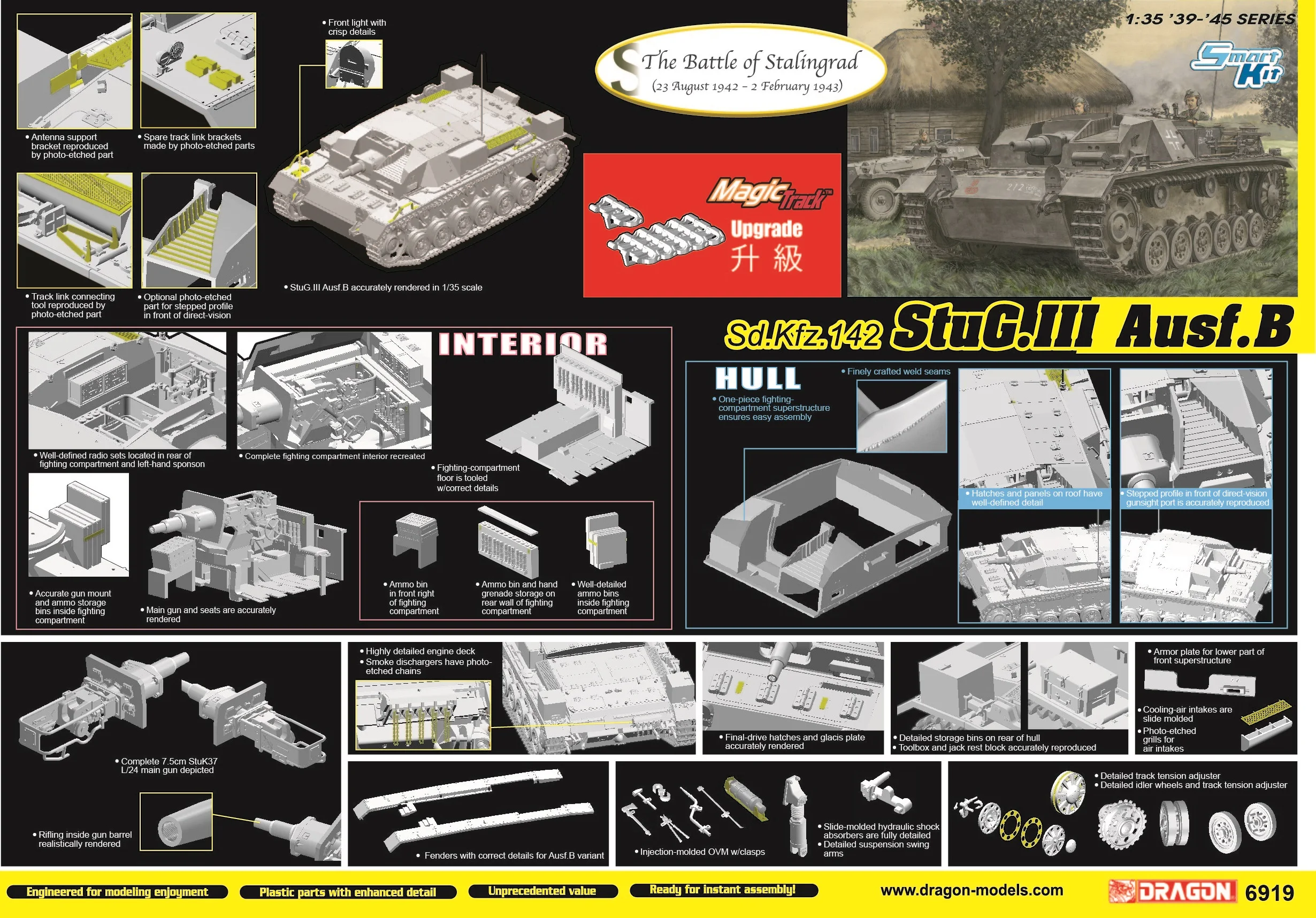 

Dragon 6919 1/35 Sd.Kfz.142 Sturmgeschütz III Ausf.B