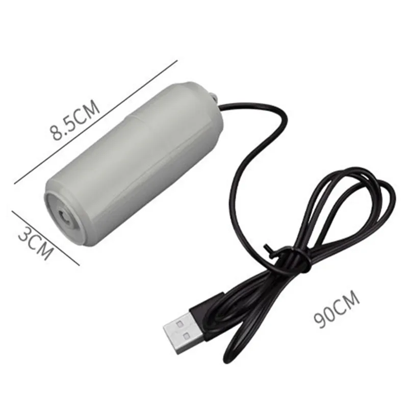 Аквариумный кислородный воздушный насос для аквариума USB бесшумный компрессор