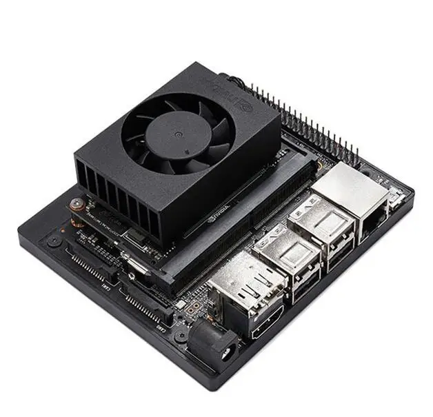 

NVIDIA Jetson Xavier NX(eMMc version) Developer Kit Small AI Supercomputer for Edge Computing with Cooling Fan and Power Supply