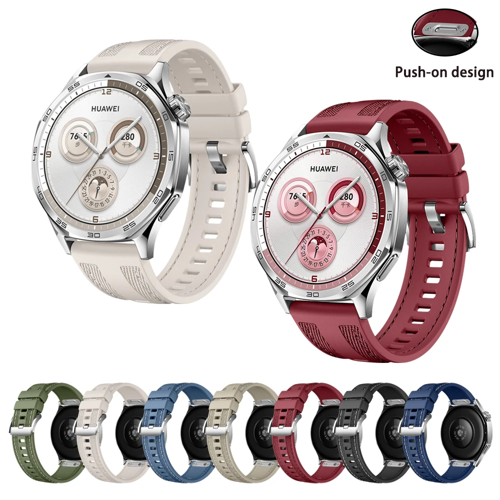 Оригинальный силиконовый ремешок 22 мм для Huawei GT5 Pro