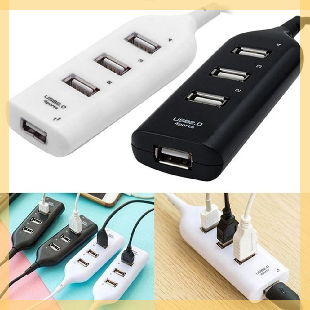 

USB Hub 2.0 Multi-USB High Speed Hub Splitter 4-Port USB Hub Adapter for PC Notebook Laptop Receiver Computer Accessories