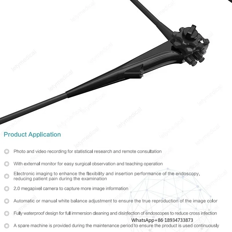 Заводская цена медицинский одноразовый гибкий видеогастроскоп одноразовая
