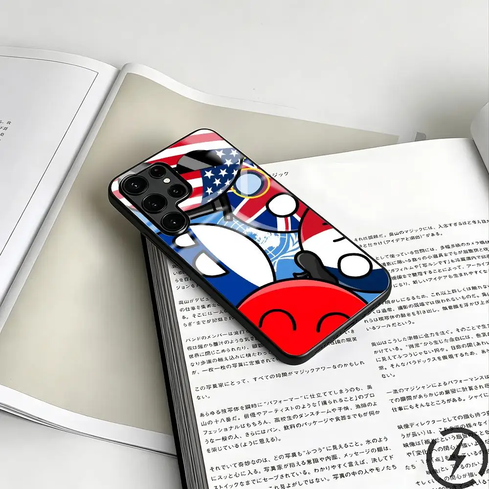 Фото Чехол для телефона Polandball для Samsung S26 S25 S24 S23 S22 S21 S20 Plus Ultra Fold A Glass Magnetic Case №4