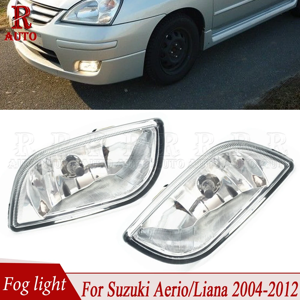 

R-AUTO Front Bumper Fog Light Day Light For SUZUKI Sx4 2006-2014 sedan Fog lights For Suzuki Aerio/Liana 2004-2012 Fog Lamp