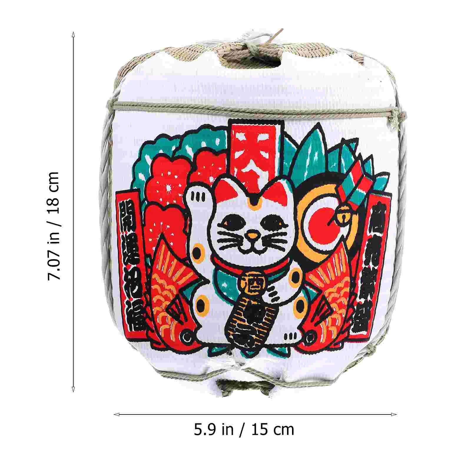 Японская бочка саке украшение из пенопласта модели виски стильные декоративные