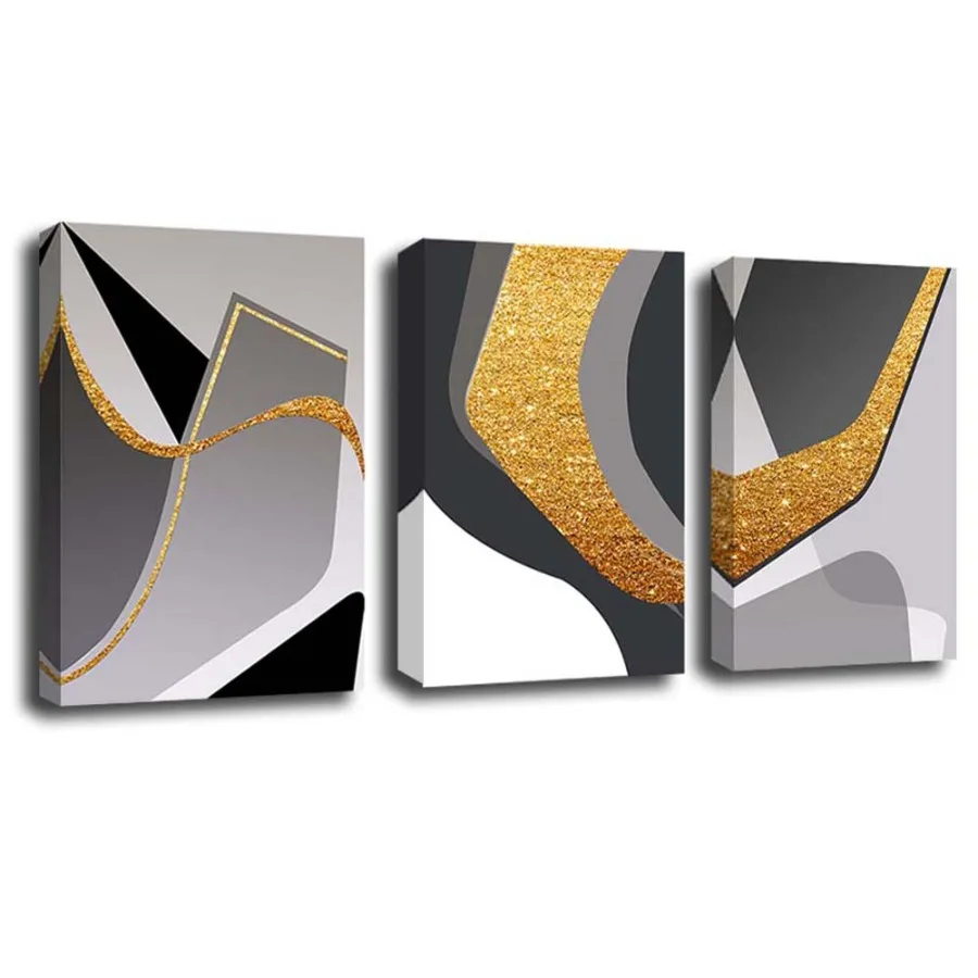 Абстрактная Настенная картина с рамкой художественный Рисунок на холсте