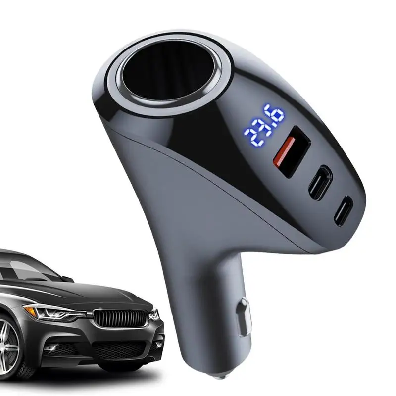 

Быстрое зарядное устройство для автомобиля, быстрое зарядное устройство для автомобиля, многофункциональное автомобильное зарядное устройство с цифровым дисплеем, автомобильное зарядное устройство высокой мощности с USB