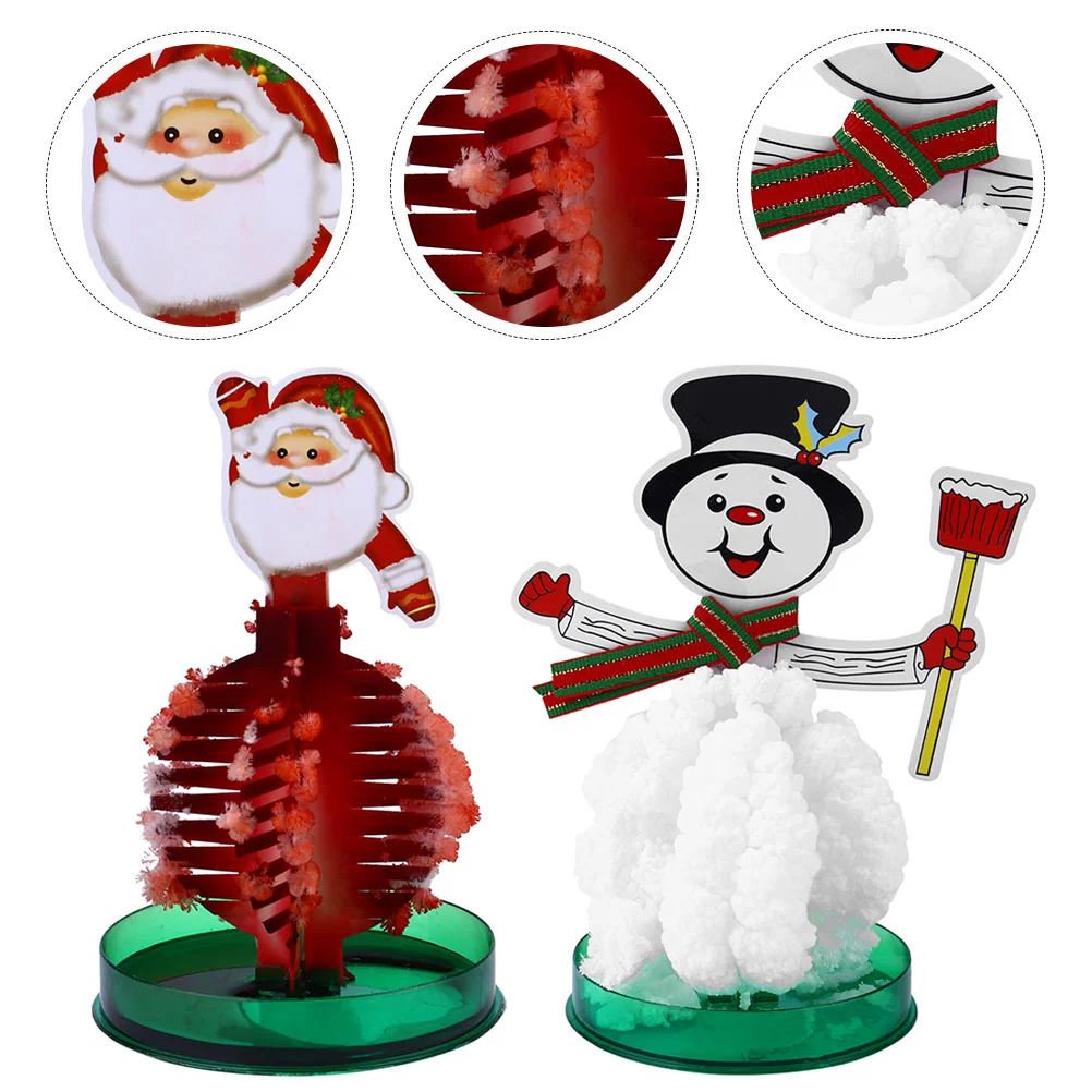 

Tree Toy Christmas Growing Science Paper Learning Centerpieces Tabletop Kids Children Table Compact Crystal Toysinteresting