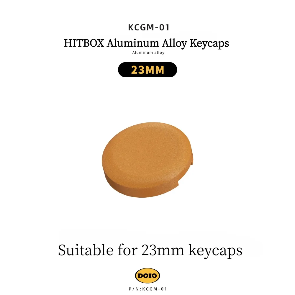 Фото Металлические кнопки DOIO HITBOX KCGM-01 из алюминиевого сплава для аркадных джойстиков Street Fighter 6, Tekken 8, King of Fighters №2