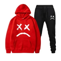 hooded track suits ashion brand backwoods mens set fleece hoodie pant thick warm tracksuit sportswear male sweatsuit tracksuit