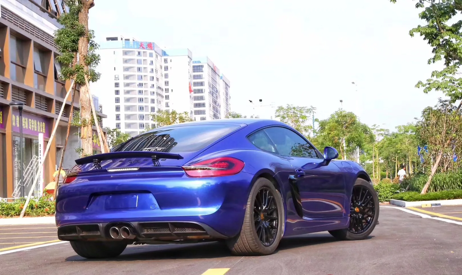 981 GT4 стильный боди для Porsche cayman/boxster модификация Тайвань-праймер полипропиленовый