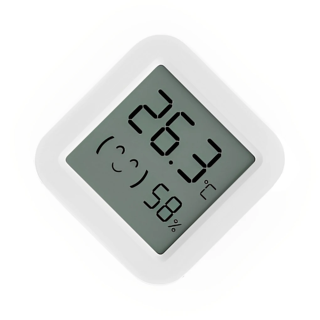 

Умный беспроводной термометр-гигрометр с цифровым дисплеем, настольный Измеритель температуры и влажности с ЖК-экраном для гостиной