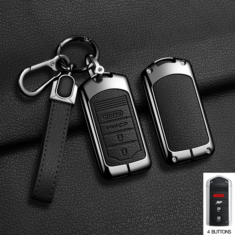 Чехол для дистанционного ключа из цинкового сплава, чехол-держатель для Acura ILX MDX ZDX RDX TLX RL TL 2009 2010 2011 2012 2013 2014 2015