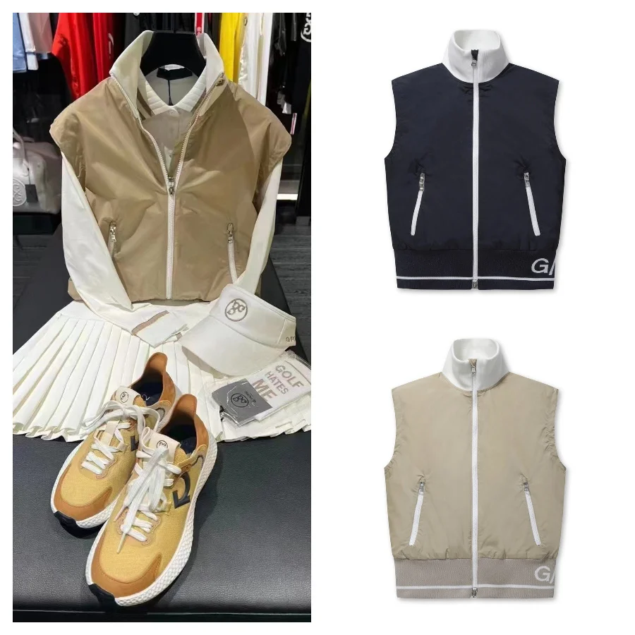 

Ladies Golf New Sleeveless Jacket Outdoor Windproof Rainproof Lightweight Vest Coat