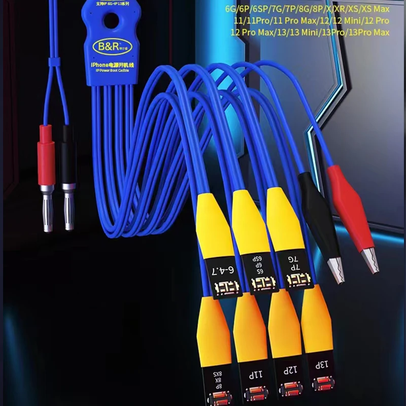 

iP-K13 DC Power Cable Boot Control Line for iPhone 6-13 Pro Max Mini Battery Data Recovery Wires Test Cord Flexible FPC Cable