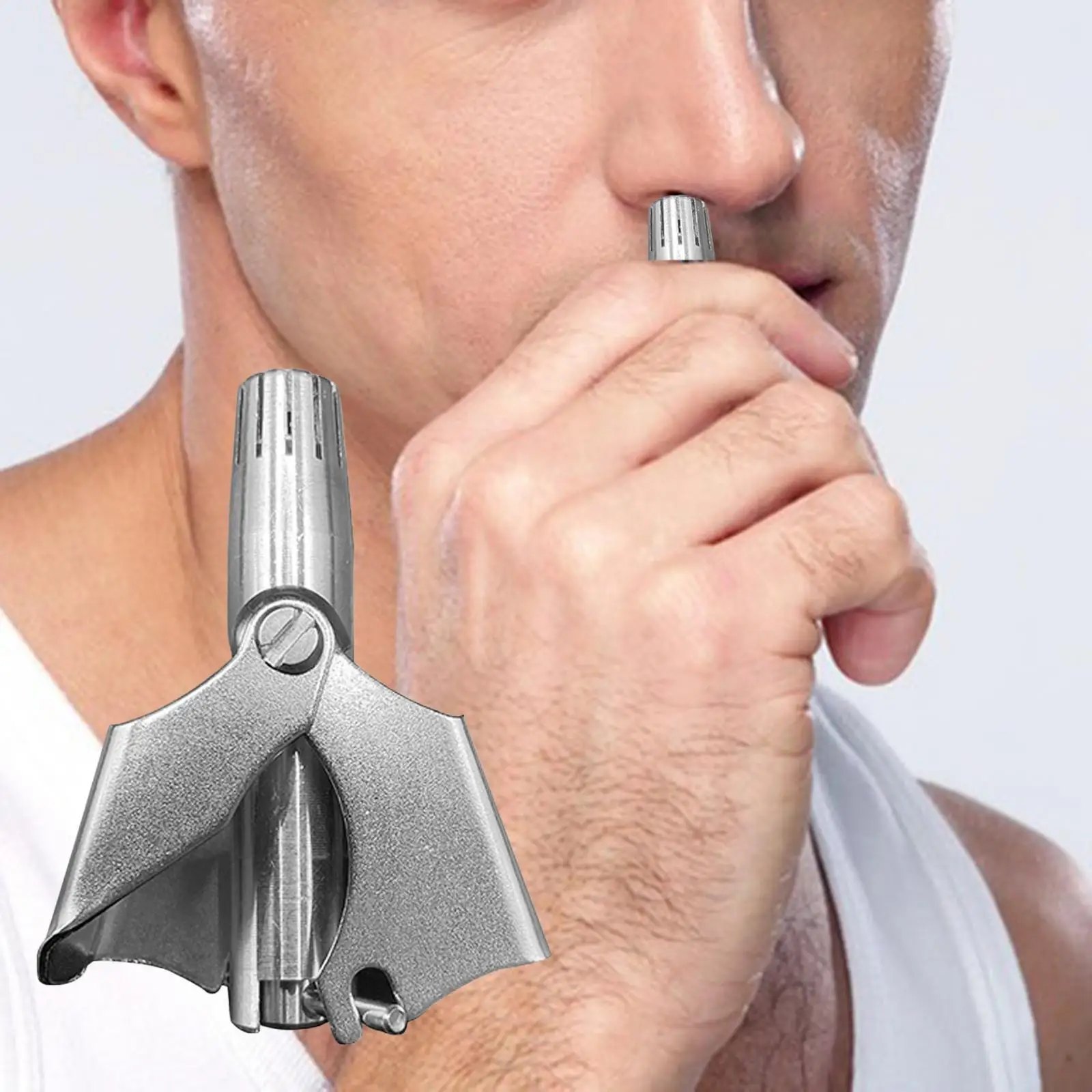 

Портативный ручной триммер для волос в носу, компактная бритва с ящиком для хранения, для бритья, водостойкий, для удаления волос в носу, для кемпинга, дома, пешего туризма