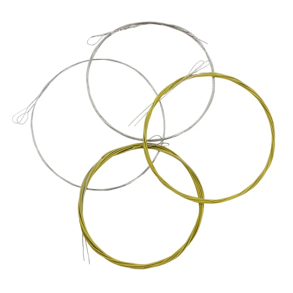 

4Pcs/set Of Mandolin String Stainless Steel Wire Musical Instrument Accessories Delicate Pure Tone Tough Durable Material String