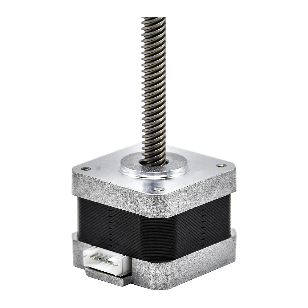 Винтовой двигатель 42-34 T8 * 8 300 мм свинцовый винт а 28 Н. См линейный винтовой