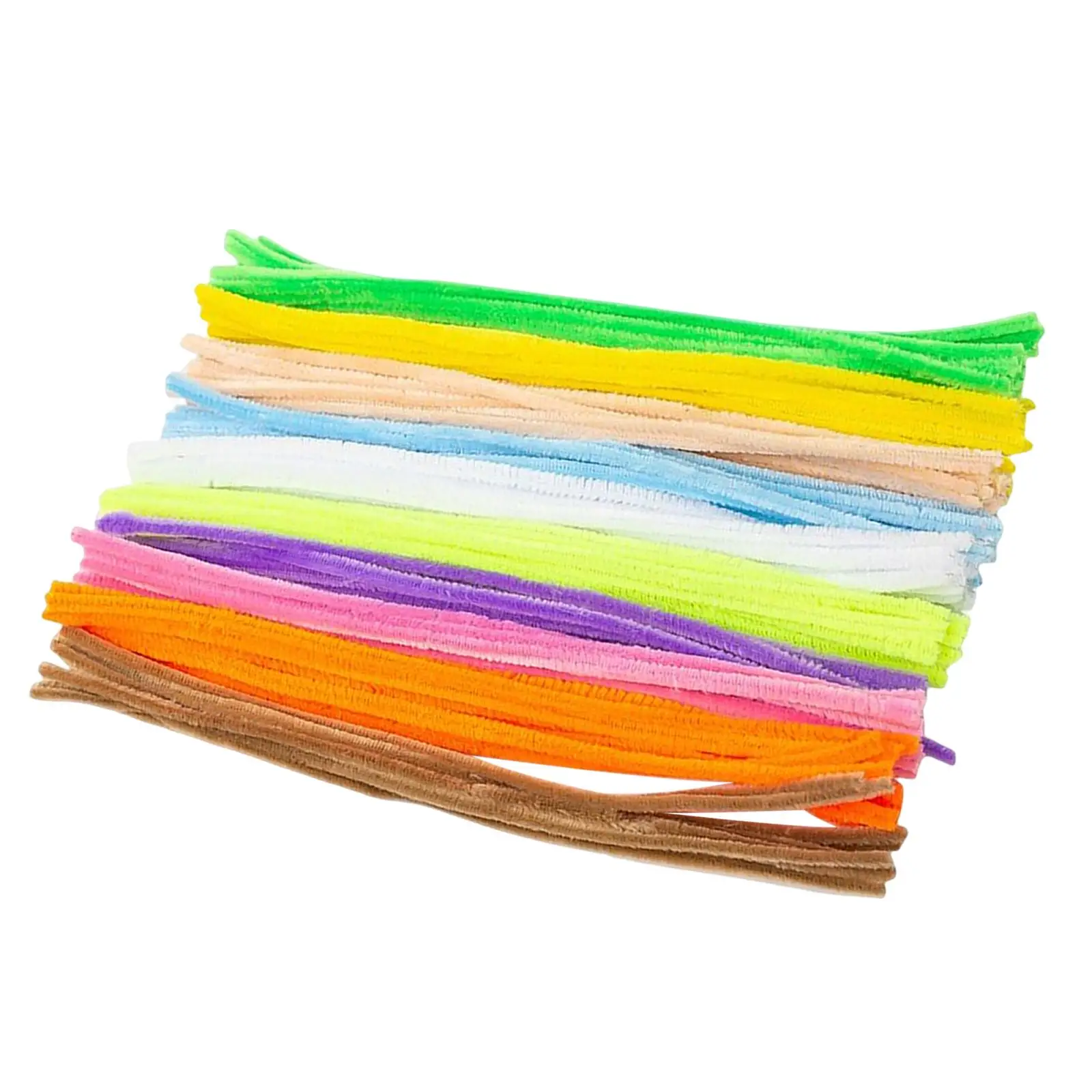 

100 Pieces Soft Twisting Bar Handmade Crafting Materials Colorful Educational Art Crafts Supplies for Parties Holiday Home