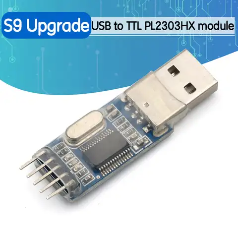 Модуль PL2303 USB/RS232 TTL PL2303HX, линия загрузки на микроконтроллер STC, блок программирования USB/TTL в девяти обновлениях